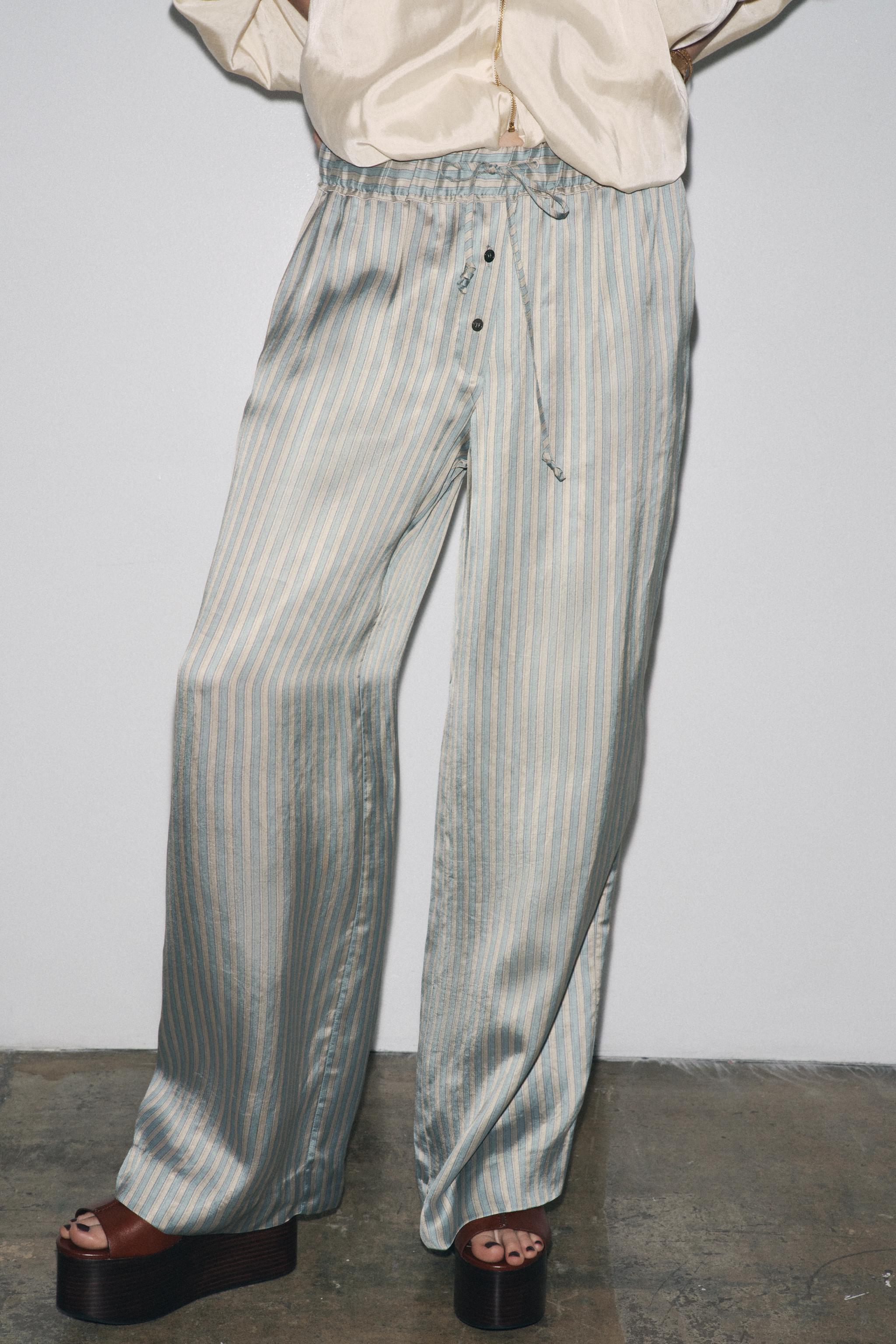 ZW COLLECTION STRIPED PAJAMA PANTS